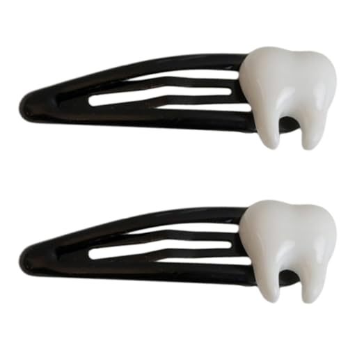 Vdaxvme Zarte Haarspange Zahn Haarspangen Clip Harajuku Haarnadel Süße Mädchen Haar Harajuku Lady Zahnform von Vdaxvme