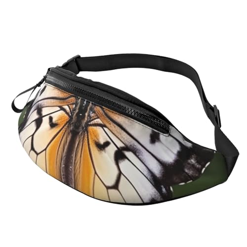 Bauchtaschen für Damen, große Umhängetasche, trendige Brusttasche, Bengalischer Tiger, Hüfttasche für Reisen, Großer Schmetterling, Einheitsgröße von VducK