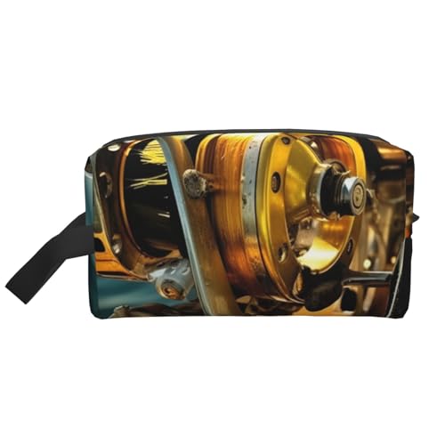 Kulturbeutel für Damen und Herren, Reise-Make-up-Tasche, Make-up-Organizer, Kosmetiktasche, silberfarben, Weihnachtsbälle, hängende Kulturbeutel, Rasiertasche mit großer Kapazität für Reisen, von VducK