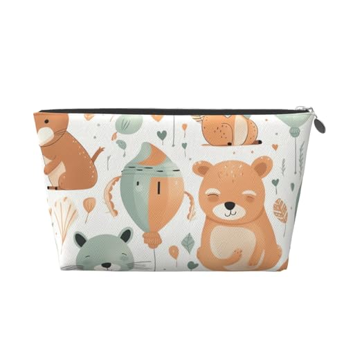 Reise-Kulturbeutel für Damen, Herren, Tiere und Luftballons, Make-up-Tasche, große Kapazität, Kosmetiktasche, wasserabweisend, Kosmetiktasche, silber, Einheitsgröße, Kosmetiktasche Reise-Kulturbeutel für Damen, Herren, Tiere und Luftballons, Make-up-Tasche, große Kapazität, Kosmetiktasche, wasserabweisend, Kosmetiktasche, silber, Einheitsgröße, Kosmetiktasche von VducK