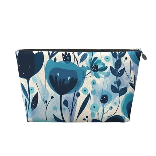 Reise-Kulturbeutel für Damen und Herren, einfache Blumen, Make-up-Tasche, große Kapazität, Kosmetiktasche, wasserabweisend, Kosmetiktasche, silber, Einheitsgröße, Kosmetiktasche Reise-Kulturbeutel für Damen und Herren, einfache Blumen, Make-up-Tasche, große Kapazität, Kosmetiktasche, wasserabweisend, Kosmetiktasche, silber, Einheitsgröße, Kosmetiktasche von VducK