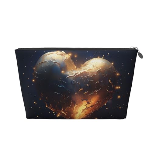 Reise-Kulturbeutel für Damen und Herren, herzförmige Objekte, Make-up-Tasche, große Kapazität, Kosmetiktasche, wasserabweisend, Kosmetiktasche, silber, Einheitsgröße, Kosmetiktasche Reise-Kulturbeutel für Damen und Herren, herzförmige Objekte, Make-up-Tasche, große Kapazität, Kosmetiktasche, wasserabweisend, Kosmetiktasche, silber, Einheitsgröße, Kosmetiktasche von VducK