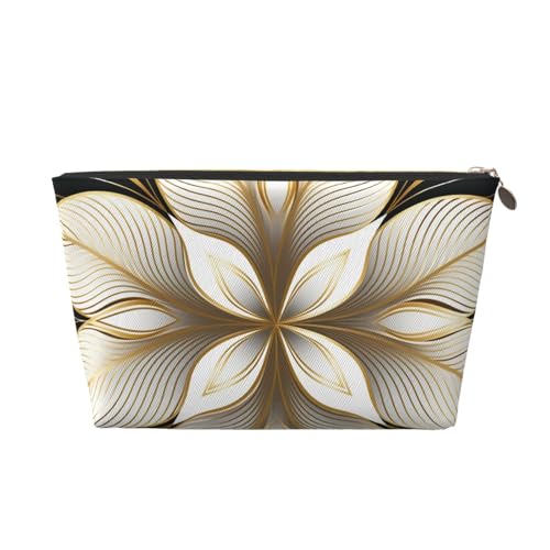 Reise-Kulturbeutel für Damen und Herren, kariertes Papier, Gitter, Make-up-Tasche, große Kapazität, Kosmetiktasche, wasserabweisend, Kosmetiktasche, gold, Einheitsgröße, Kosmetiktasche Reise-Kulturbeutel für Damen und Herren, kariertes Papier, Gitter, Make-up-Tasche, große Kapazität, Kosmetiktasche, wasserabweisend, Kosmetiktasche, gold, Einheitsgröße, Kosmetiktasche von VducK