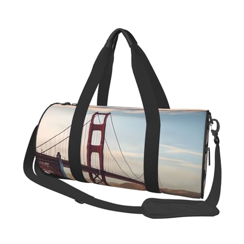 Sporttasche, Reisetasche, für Damen und Herren, Rakete, Raumschiff, Sporttaschen, Schwimmen, Fußball, Basketball, Tennis, Golden Gate Bridge, Einheitsgröße, Reisetasche von VducK