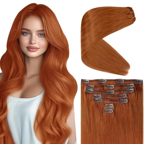 Ve Sunny Clip-in-Extensions für Damen, Clip-in-Haarverlängerung, Clip-in-Haarverlängerung, Echthaar, 45,7 cm, 120 g Ve Sunny Clip-in-Extensions für Damen, Clip-in-Haarverlängerung, Clip-in-Haarverlängerung, Echthaar, 45,7 cm, 120 g von Ve Sunny
