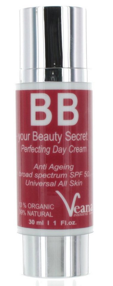 Veana BB-Creme BB CREAM SPF50 Cosmebio-Bio Creme, 99% natürliche Inhaltsstoffe Veana BB-Creme BB CREAM SPF50 Cosmebio-Bio Creme, 99% natürliche Inhaltsstoffe von Veana