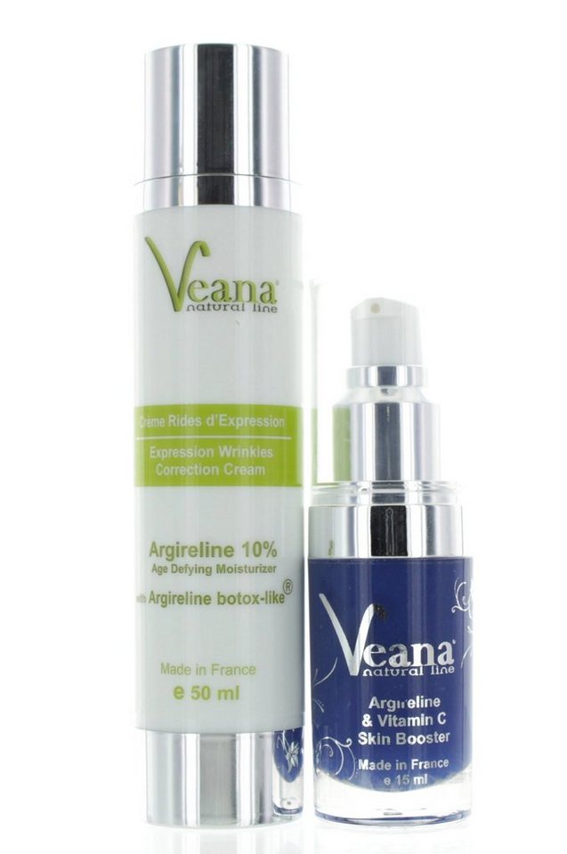 Veana Gesichtspflege-Set ARGIRELINE 10% CREME + SERUM (50ML + 15ML) von Veana