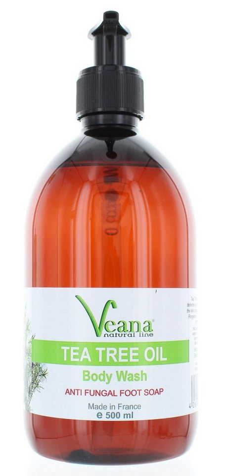 Veana Gesichtsseife ANTI AKNE TEEBAUM SEIFENLOTION (500ML) gegen Akne und unreine Haut von Veana