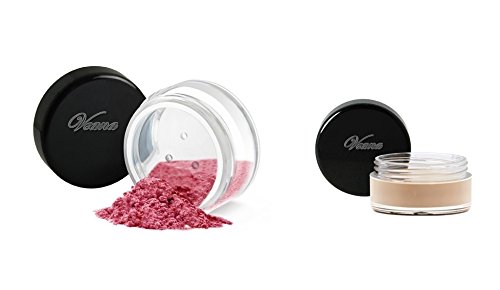 Veana Mineral Line Lidschatten plus Eye Primer vibrant pink, 1er Pack (1 x 10 g) von Veana