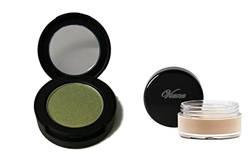 Veana Set: Mineral Lidschatten + Primer Yellow Green, 1er Pack (1 x 10 g) von Veana