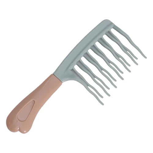 Wide Tooth Comb, Double Layer Anti Static Hair Comb, 8.3x3.1x1.2inches Smooth Glide Ergonomic Grooming Tool, Personal Care Styling Accessory for Girls, Women, Travel and Daily Use von Veasbuu