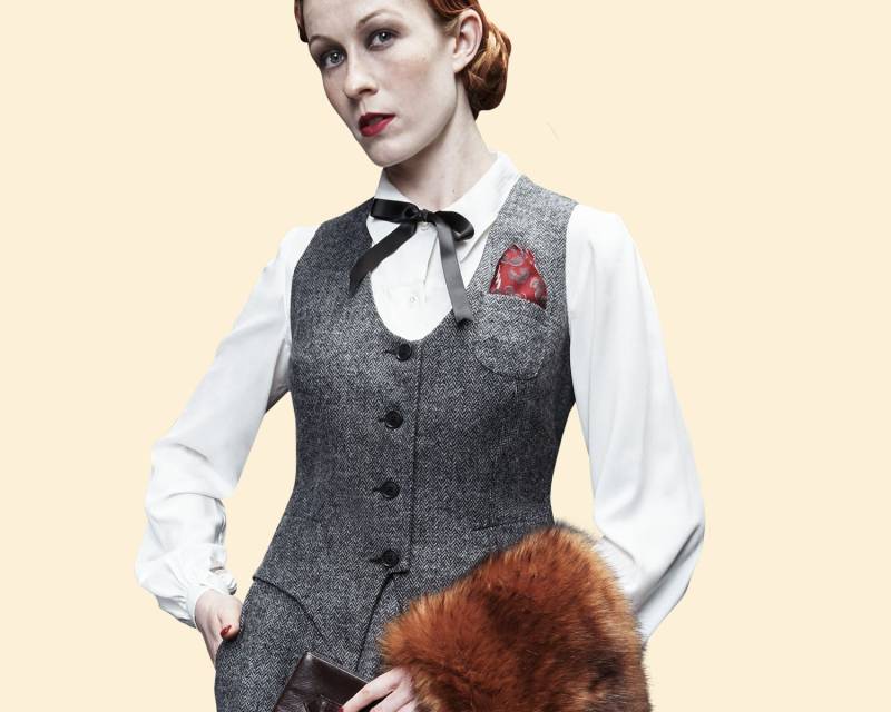 30Er 40Er Jahre Bluse Greta Cremeweiß Viskose Fliege 1930 1940 30Er 40Er Jahre Bluse Greta Cremeweiß Viskose Fliege 1930 1940 von VeconaVintage