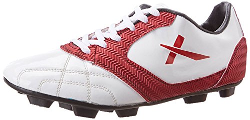 VECTOR X Herren Armour-WHT-MAR-9 Football Shoe, White/Maroon, 43 EU von Vector X