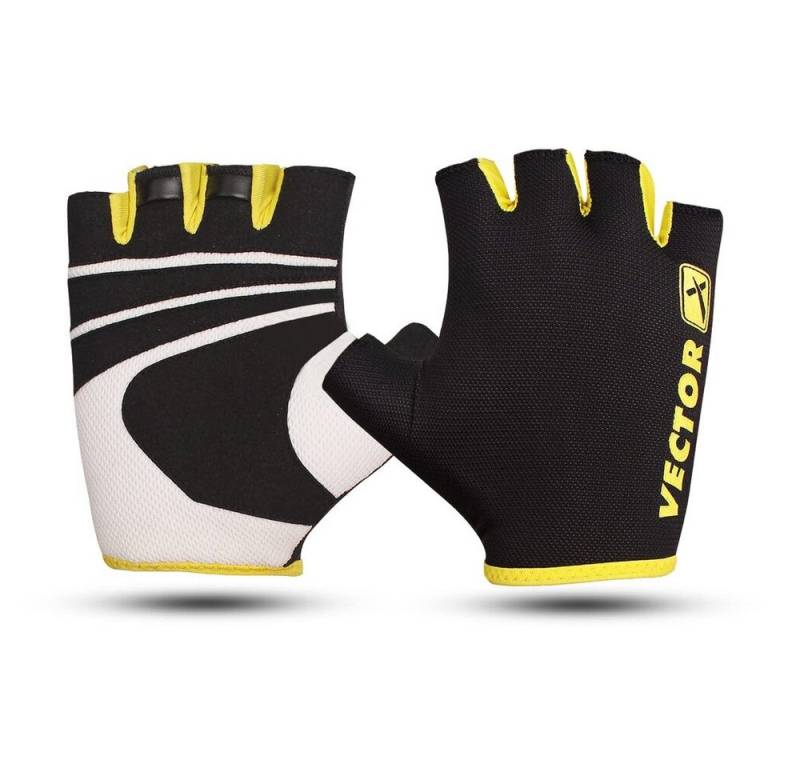 Vector X Trainingshandschuhe VX-450 Fitness-Handschuhe für Männer und Frauen (INHALT DES KARTONS: 1 Paar Python Sporthandschuhe, Sport Herren, wasserdicht, Sport Übung) Fingerlose Grip-Handschuhe, Fitness-Handschuhe, Crossfit-Handschuhe von Vector X