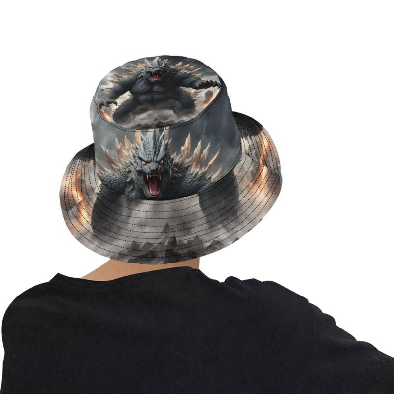 Bucket Hat Godzilla Hats Für Damen von VectorMerchShop