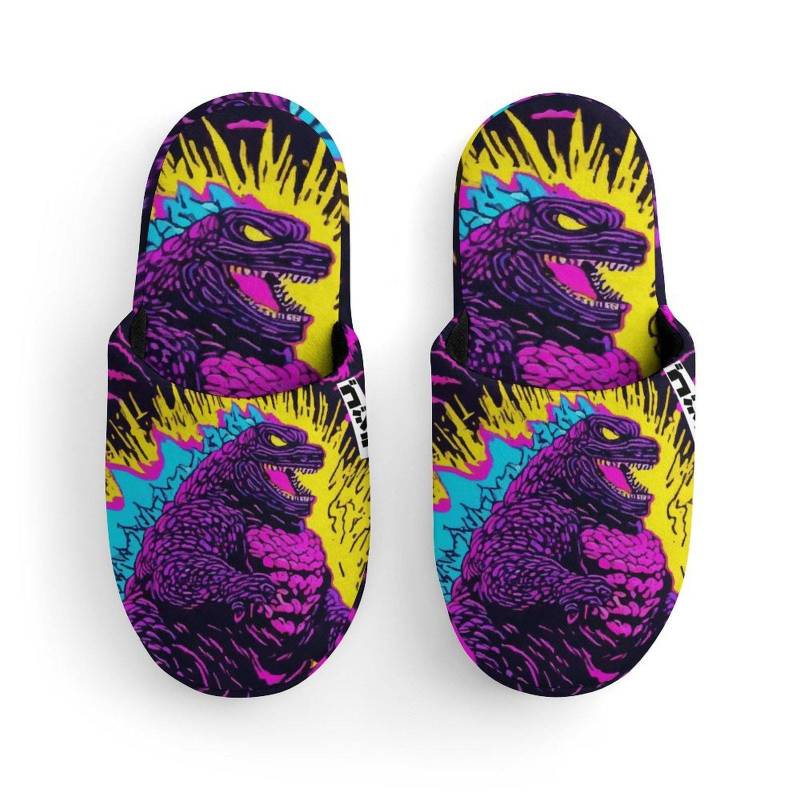 Godzilla Hausschuhe Kinder Godzillas Slip On Kinderhausschuhe von VectorMerchShop