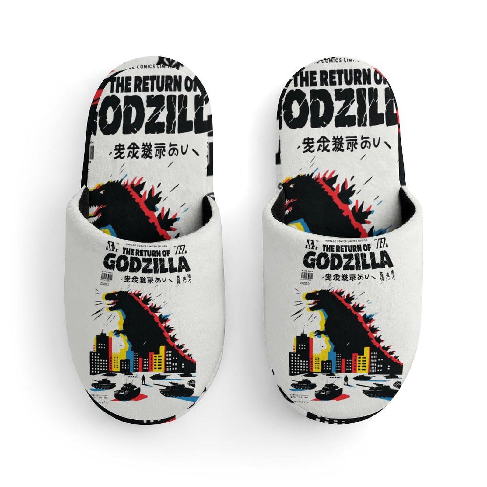 Godzilla Hausschuhe Kinder Godzillas von VectorMerchShop