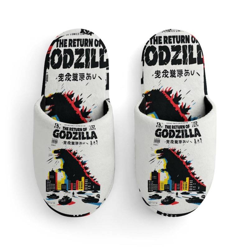 Godzilla Hausschuhe Kinder Godzillas Godzilla Hausschuhe Kinder Godzillas von VectorMerchShop
