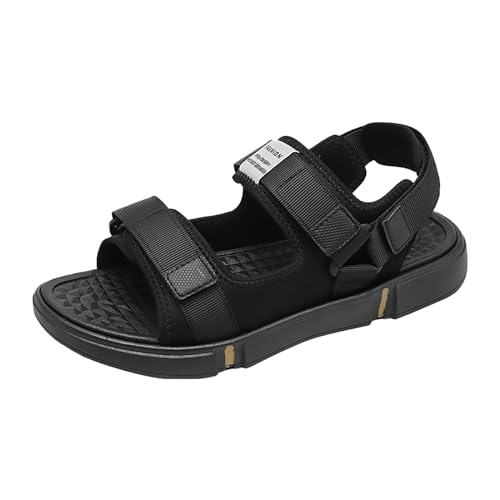 Vectry Herren Sandalen Sport Sommer Strand Hausschuhe Schieben Outdoor Remote Hausschuhe Sandalen Schwarze Schuhe Herren 45 (Gold, 42) von Vectry