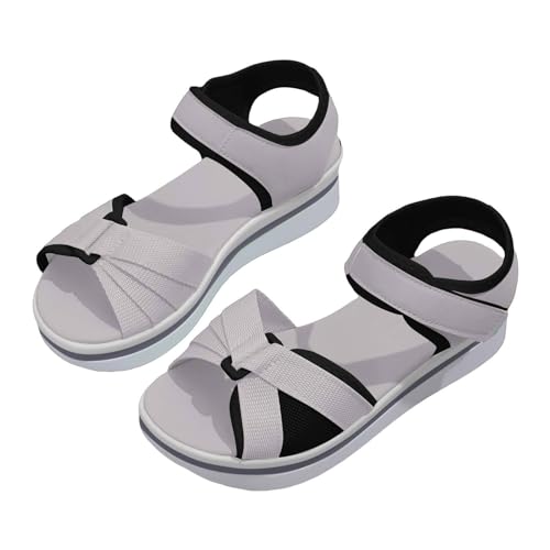 Vectry Orthofit Adiletten Damen Adiletten Kinder Damen Espandrillos Damen Pashanim Trekkingsandalen Damen Hallux Valgus Korrektur Angebote Keilini Badelatschen Damen (Grey, 36) von Vectry