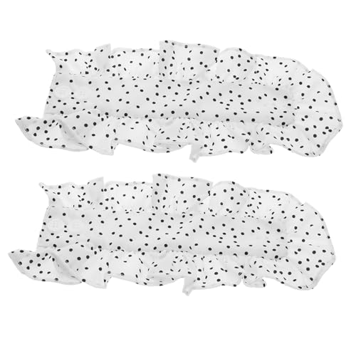 Veemoon 1paar Rüschen Manschetten Für Damen Abnehmbare Handgelenkärmel Mit Elastischen Cuffs Elegante Fake Sleeves Für Kleider Und Kostüme Vielseitige Dekorative Accessoires von Veemoon