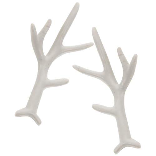 Veemoon 1paar Diy Kunststoff Hirschgeweih Antler Stirnband Zubehör Realistische Dekoration Für Cosplay Weihnachtsfeiern Und Kreative Handwerksprojekte von Veemoon