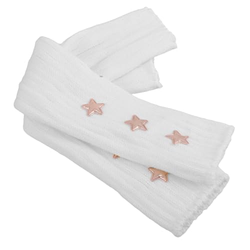 Veemoon Fingerlose Handschuhe Im Lolita-stil Armmanschetten Für Mädchen Gestrickte Lange Armmanschetten Kawaii Armstulpen von Veemoon