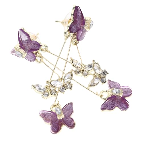 Veemoon 1 Paar Quasten Ohrringe für Damen Lange Ohrringe mit Silberstiften für Partys Hochzeiten Besondere Anlässe von Veemoon