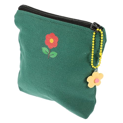 Veemoon Mini-Geldbeutel Aus Canvas Kompakte Aufbewahrungstasche Für Damenbinden Snack-Aufbewahrungstasche Kleine Tasche Für Kleinigkeiten Damenbindentasche Platz Für Damenbinden von Veemoon