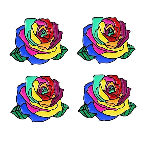 Veemoon 1 Satz Broschen Kreative Kleine Broschen Legierung Dekorative Brustnadeln Für Kleidung Taschen Farbenfrohes Design 4 Stück von Veemoon