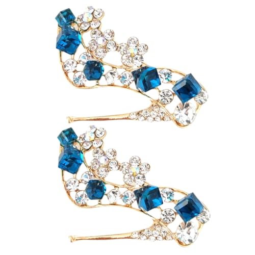 Veemoon 2stücke Farbige Kleidungsbrosche Mit High Heel Farbabzeichen Taschenbrosche Farbiges Abzeichen Elegant Und Praktisch Für Alltag Und Reisen von Veemoon