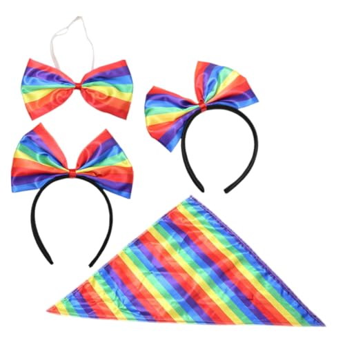 Veemoon 1 Satz Make -up -Requisitenset Dekoratives Haarband Schweißbänder Stirnband Festival-Haarband karneval kopfschmuck Mädchen Haarschleifen Valentinstag-Kopfbedeckung Plastik von Veemoon