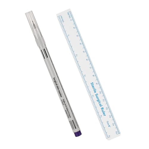 Veemoon 1 Satz Makeup Position Mapping Augenbrauen Mapping Stift mit Lineal Präzise Microblading Augenbrauenstift für Symmetrische Augenbrauen für Salongebrauch von Veemoon