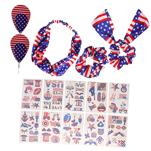 Veemoon Ohrringe Unabhängigkeitstag Sommer Dekoration Flagge Ohrringen Party Accessoires Unabhängigkeitstag Ohrringe Ohrringen von Veemoon
