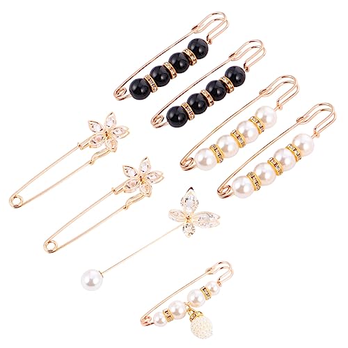 Veemoon 1 Satz Taillenanpassungsnadel Für Damen Verstellbare Brosche Schicke Sicherheitsnadel Zur Modifikation Von Rock Hosengrößen Für Hochzeiten Besondere Anlässe 8 Stück von Veemoon