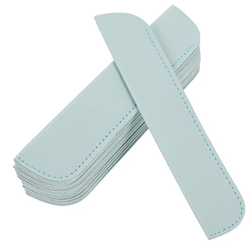 Veemoon 1 Satz Teiliges Pu Leder Stiftemäppchen Set Kratzfeste Stifthülle Für Kugelschreiber Und Füllfederhalter Leicht Und Kompakt Sichere Aufbewahrung Für Unterwegs Und Alltag 12 Stück von Veemoon