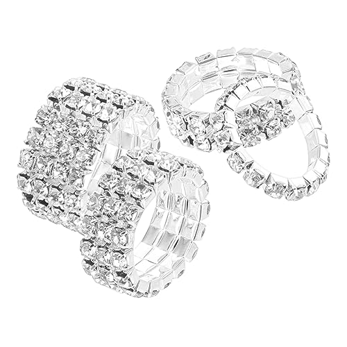 Veemoon 4stücke Teiliges Set Funkelnder Ring Für Frauen Mit Zirkonia Besetzt Gestapelte Ringe Für Hochzeiten Und Jubiläen Elegantes Schmuckset Für Besondere Anlässe von Veemoon