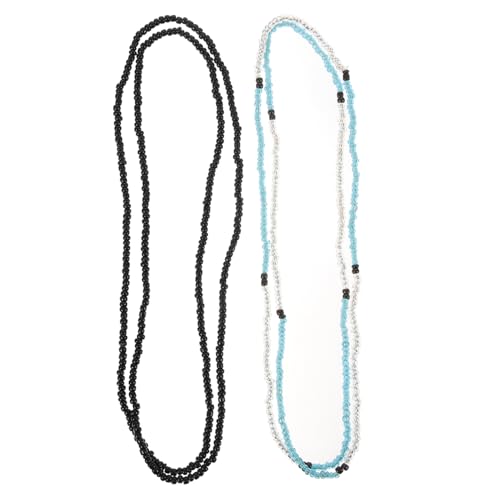 Veemoon 2stücke Strand-taillenkette Für Frauen Bikini-kette Taillenperlenkette Taillendekor Verarbeitung Langlebiges Material Praktischer Gebrauch von Veemoon