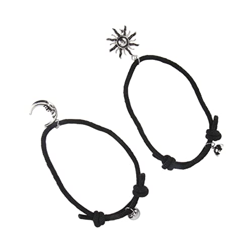 Veemoon 1 Satz Verstellbare Magnetarmbänder für Geflochtene Handgelenksschmuck Symbolisieren die Starke Verbindung zwischen Liebenden Bieten Komfort Veemoon 1 Satz Verstellbare Magnetarmbänder für Geflochtene Handgelenksschmuck Symbolisieren die Starke Verbindung zwischen Liebenden Bieten Komfort von Veemoon
