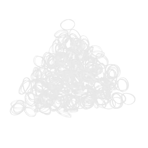 Veemoon 1 Schachtel Transparente Haargummis Elastische Schonende Gummibänder für Damen für Täglichen Gebrauch und Vielseitige Frisuren Praktischer Box Verpackt von Veemoon