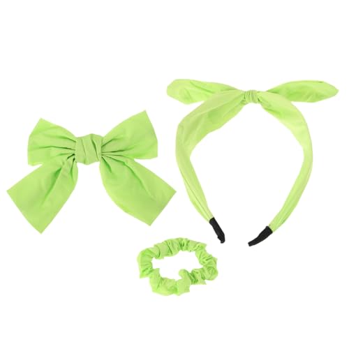 Veemoon 1satz Grünen Haaraccessoires Für Mädchen Teiliges Set Mit Haarband Haarclips Und Haargummis Süße Bogen-designs Für Alltag Und Besondere Anlässe von Veemoon