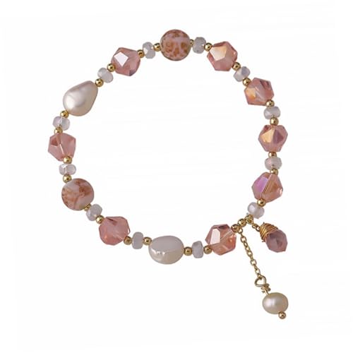 Veemoon 1 Stück Armband mit Perlen Quaste Elegantes Handgelenkschmuck für Damen für Besondere Anlässe Vielseitig Tragbar zu Hochzeit Freizeit von Veemoon