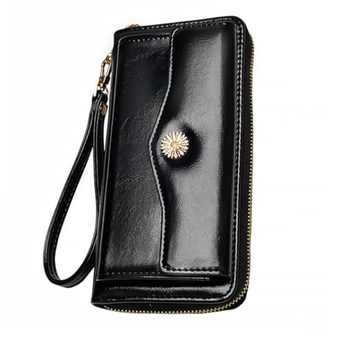 Veemoon 1stück Damen Geldbörse Große Kapazität Langer Geldbeutel Mit Reißverschluss Für Shopping Alltag Handtasche Für von Veemoon