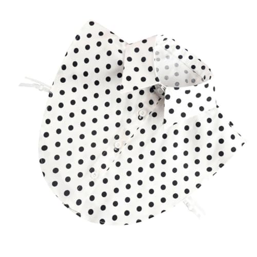 Veemoon 1 Stück Damen Abnehmbarer Blusenkragen Dekorationskragen Weiß Trendiges Accessoire für Kragenlose Shirts Einfach zu Kombinieren zu Kreativ für Einen Einzigartigen Look von Veemoon