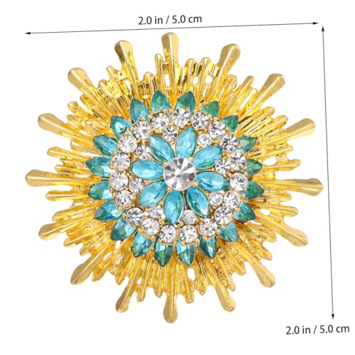 Veemoon 1 Stück Damen Brosche mit Blumenform Anstecknadel für Besondere Anlässe Vielseitig Einsetzbar für Kleidung Accessoires von Veemoon