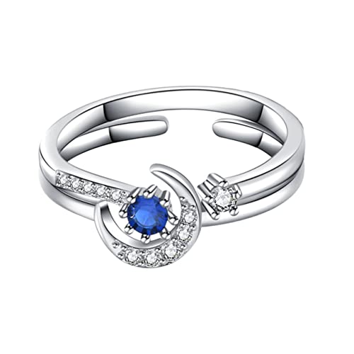 Veemoon 1 Stück Fashionable Finger Ring Verstellbar Romantisches Stern Muster für Verlobung Reisen Perfektes für Besondere Anlässe Freunde von Veemoon