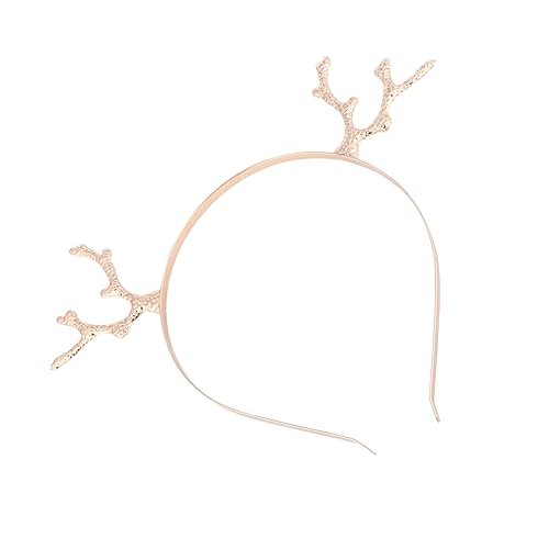Veemoon 1 Stück Festliches Haarband Rentierform Metallisches Haaraccessoire für Weihnachtsfeiern und Partys Geeignet für Erwachsene und Langlebig und Attraktiv von Veemoon