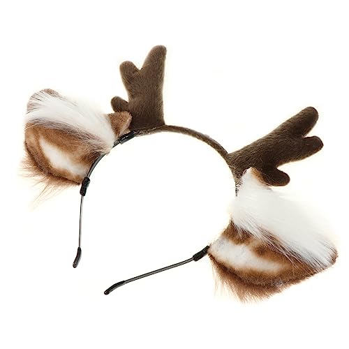 Veemoon 1stück Adorable Antler Haarband Für Cosplay Und Partys Kreatives Geweih-stirnband Für Frauen Und Mädchen Für Halloween Weihnachten Und Festivals von Veemoon