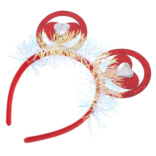 Veemoon 1 Stück Herzförmiges Haarband für Frauen Leichtes Kopfschmuck Accessoire für Valentinstag Partys Robuste Stilvolle Haarschmuck für Besondere Anlässe Design mit Romantischen von Veemoon