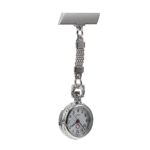 Veemoon Krankenschwester-taschenuhr Clip Damen Zarte Uhr Mit Großem Display Präzise Zeitmessung Für Ärzte Und Krankenschwestern von Veemoon